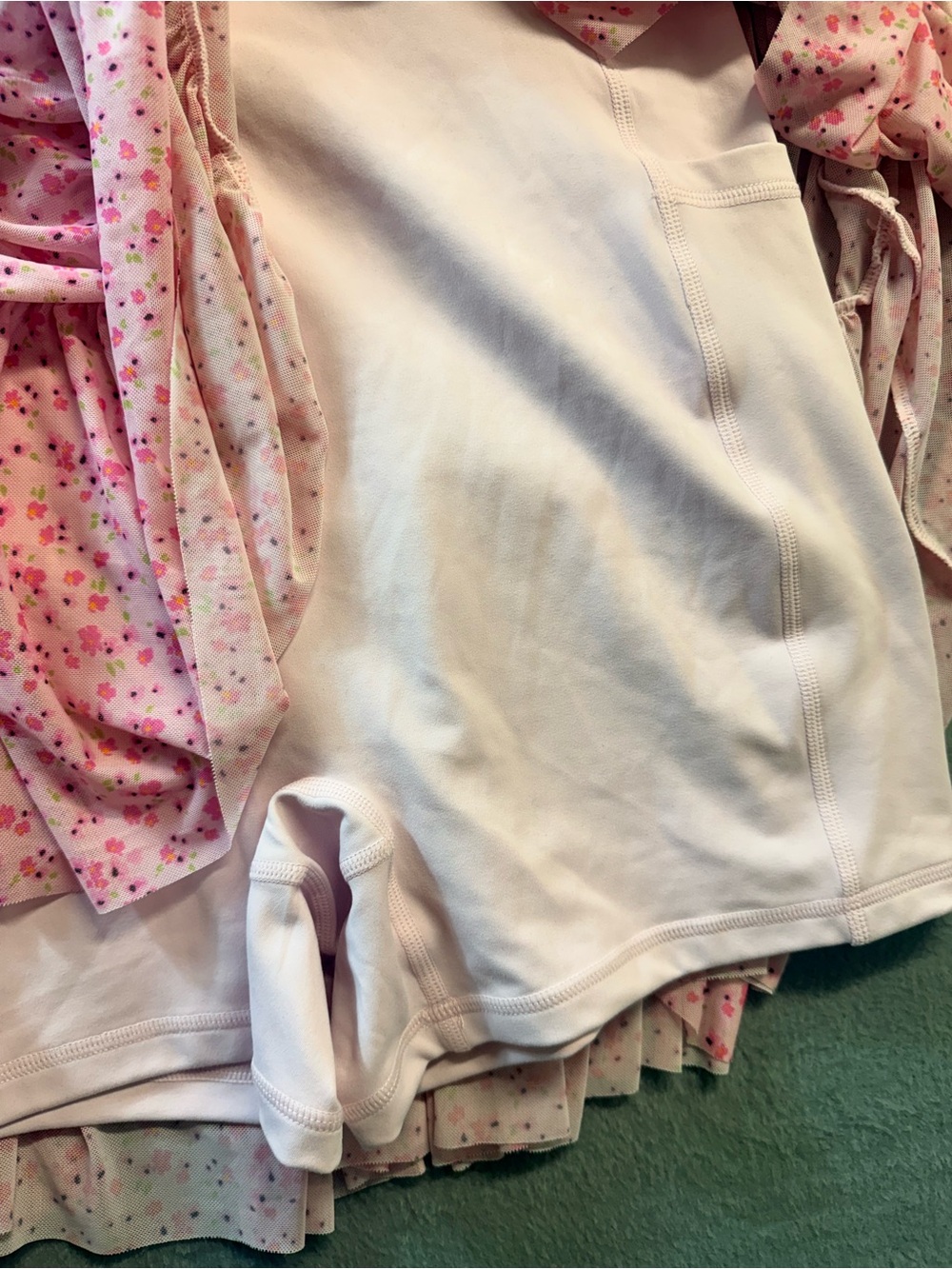 Blogilates -  Pink Floral Ballerina Ruffle Dress - Picture 7 of 7
